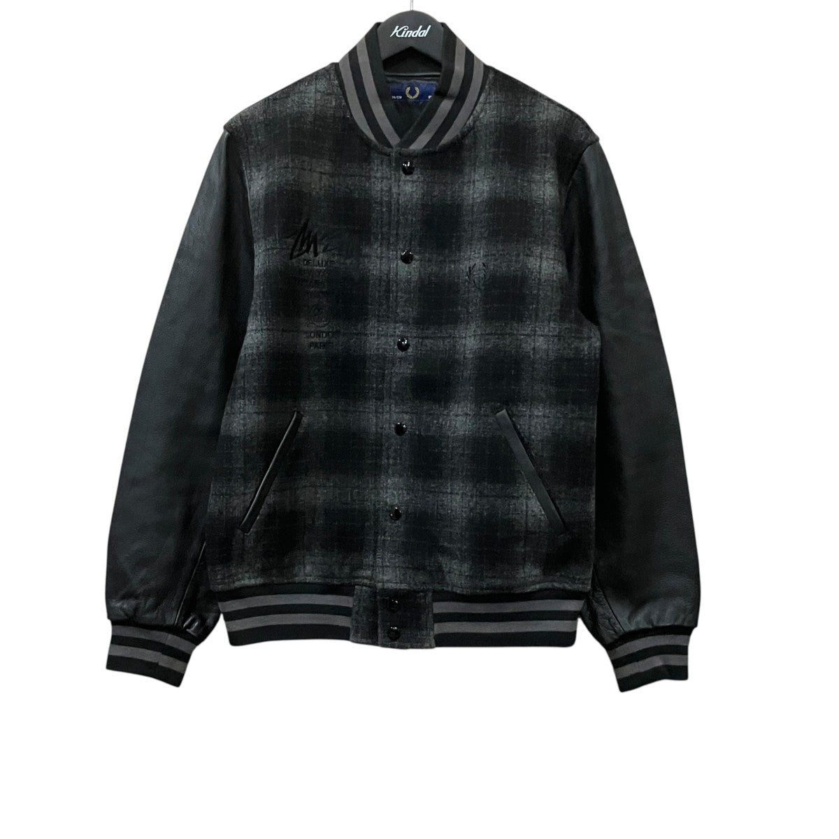 stussy×FRED PERRY スタジアムジャケット 古着・中古-1枚目のアイテム画像