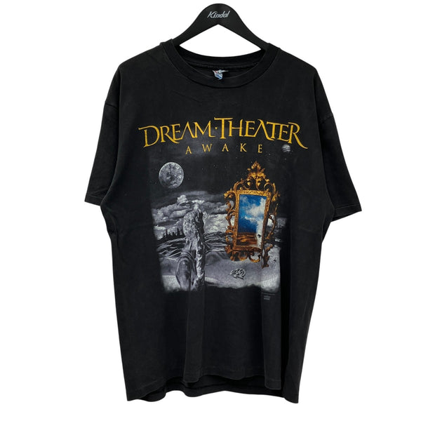 DREAM THEATERロックＴ希少ロングＴ'95古着Ｌ USA・HANES DREAM THEATERロックT希少ロングT'95古着L USA・HANES Hanes
