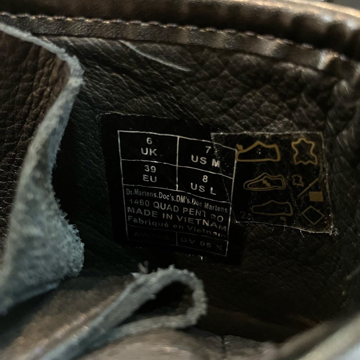 RICK OWENS×Dr．Martens 「1460 QUAD PENT 8 HOLE BOOT」ペント8ホールブーツ27977001 古着・中古-8枚目のアイテム画像