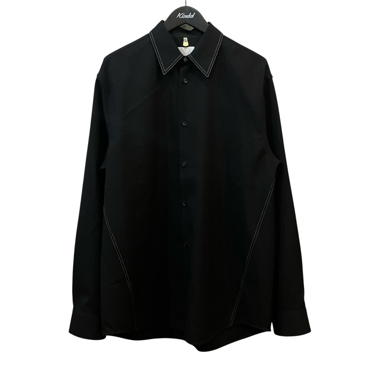 OAMC 「Ray Shirt Wool Raisin」ウールギャバジンシャツ22A28OAU48 古着・中古-1枚目のアイテム画像