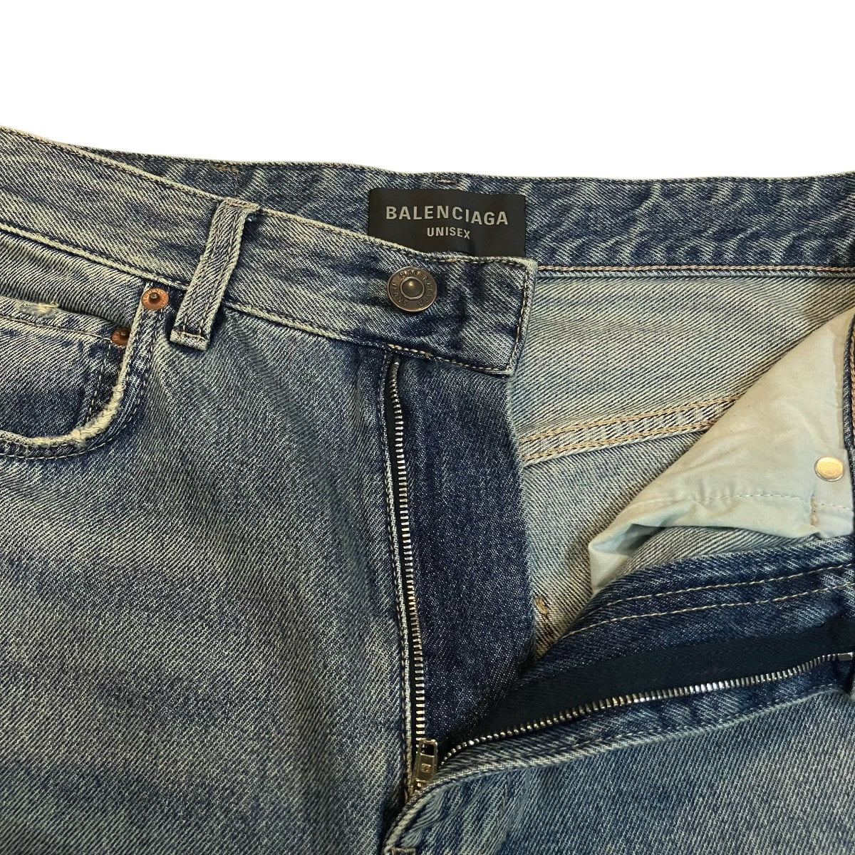 BALENCIAGA 「Low Crotch Jeans」デニムパンツ706652 古着・中古-3枚目のアイテム画像