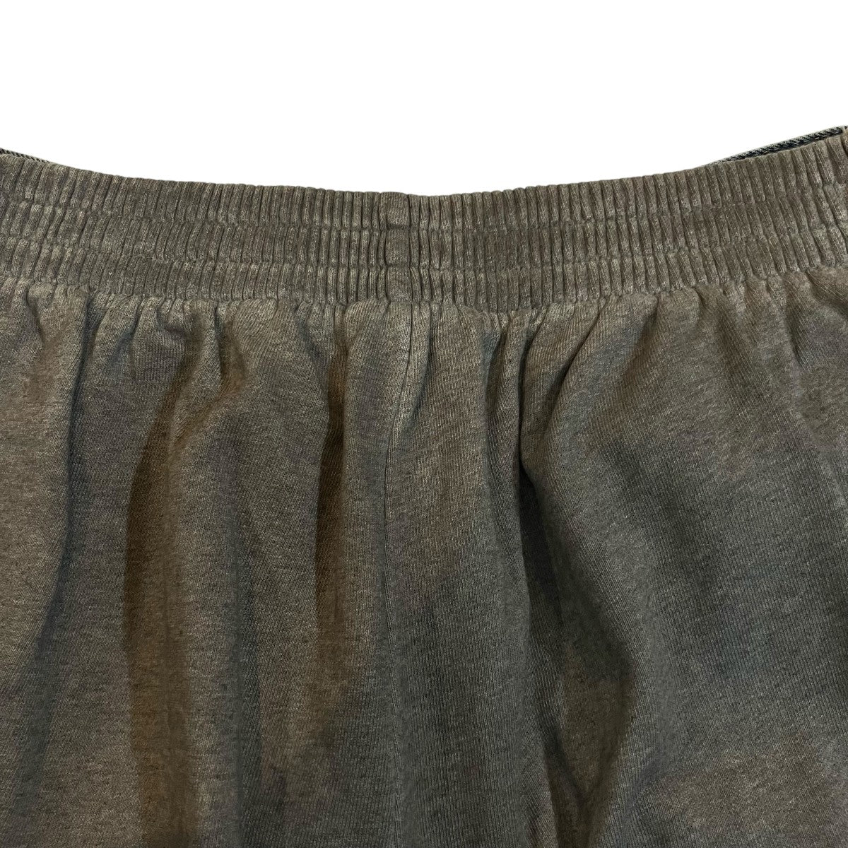 「HYBRID BAGGY JEANS」スウェットドッキングデニムパンツ738761