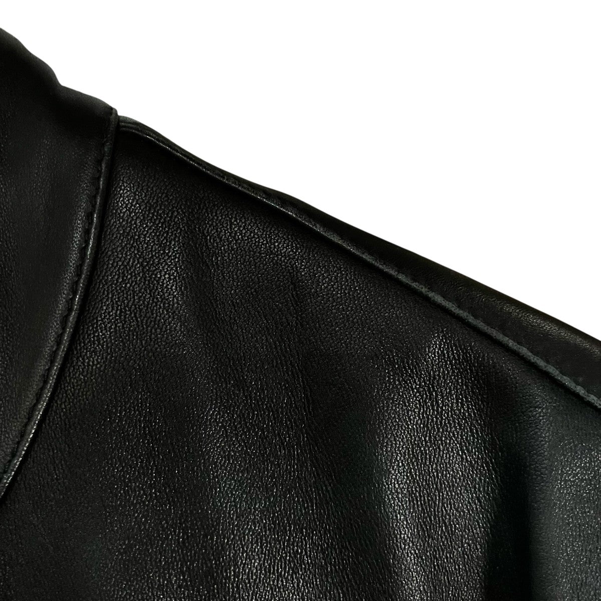 「5 ZIP LEATHER BLOUSON」八の字 レザーライダースジャケットS50AM0268
