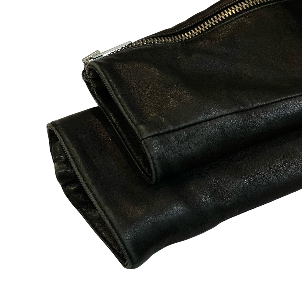 「5 ZIP LEATHER BLOUSON」八の字 レザーライダースジャケットS50AM0268