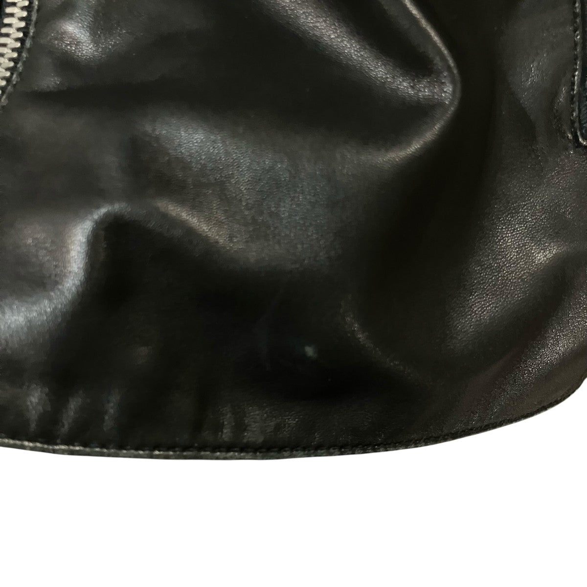 「5 ZIP LEATHER BLOUSON」八の字 レザーライダースジャケットS50AM0268