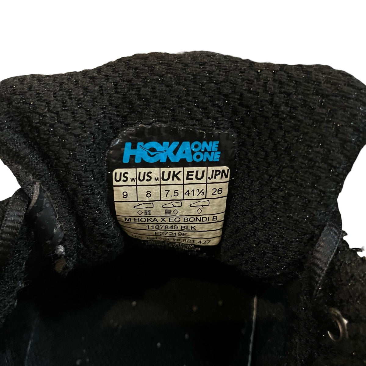 HOKAONEONE メッシュローカットスニーカーF27219F 古着・中古-8枚目のアイテム画像