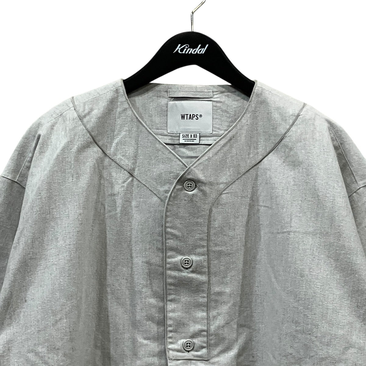 「LEAGUE SS COTTON OXFORD」ベースボールシャツ211TQDT-SHM06