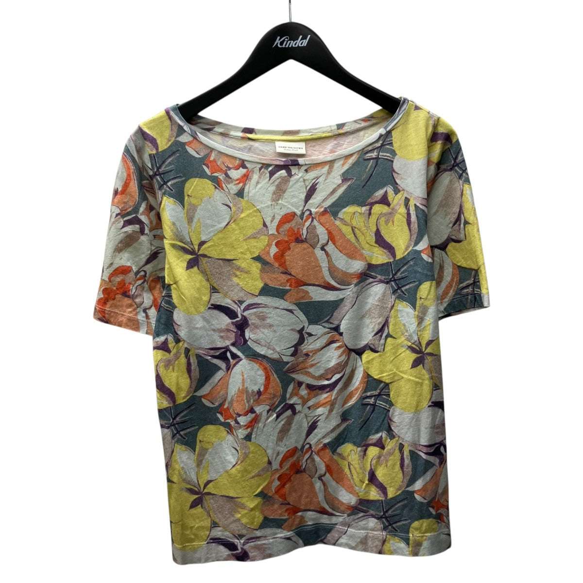 DRIES VAN NOTEN フラワープリント半Tシャツ 古着・中古-1枚目のアイテム画像