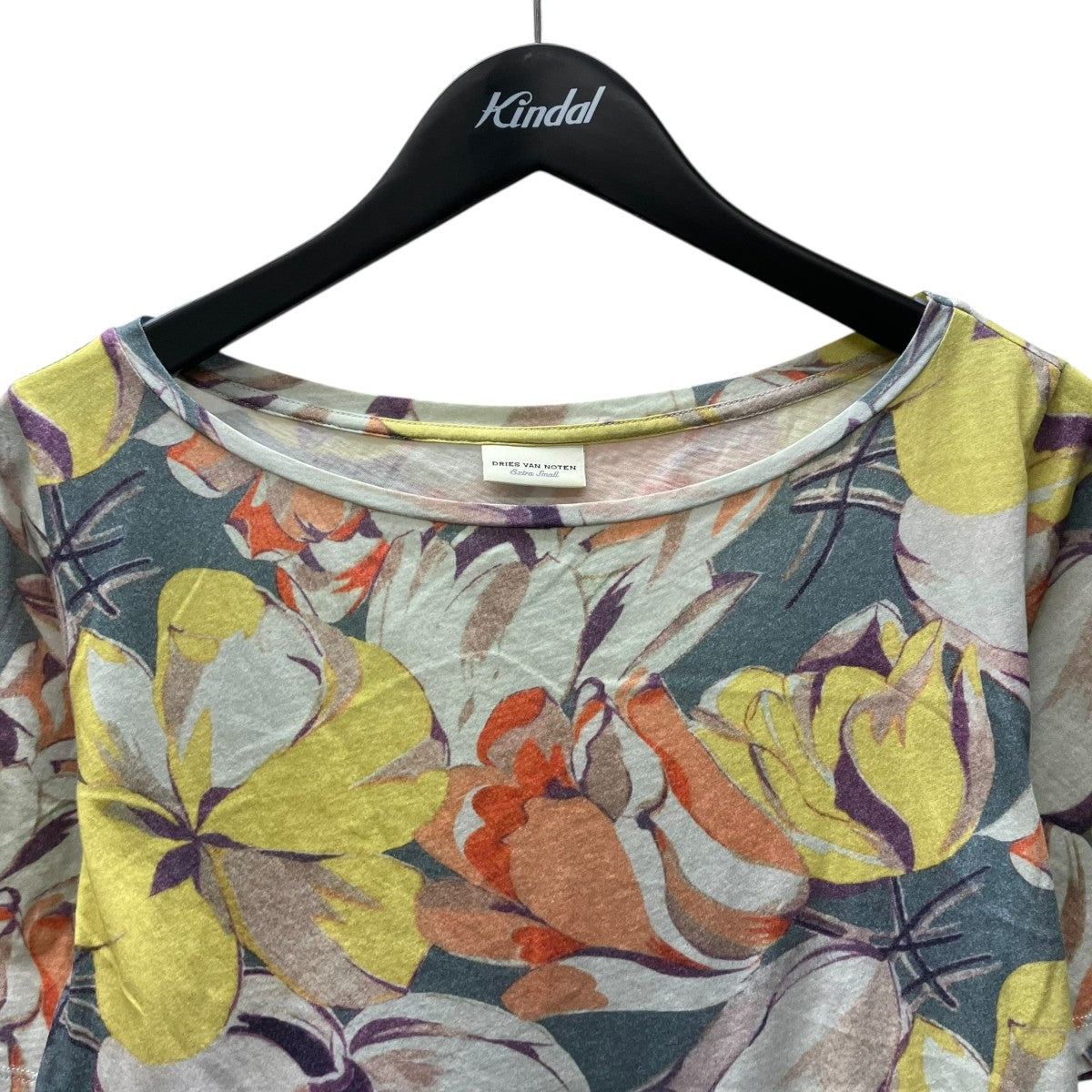 DRIES VAN NOTEN フラワープリント半Tシャツ 古着・中古-2枚目のアイテム画像