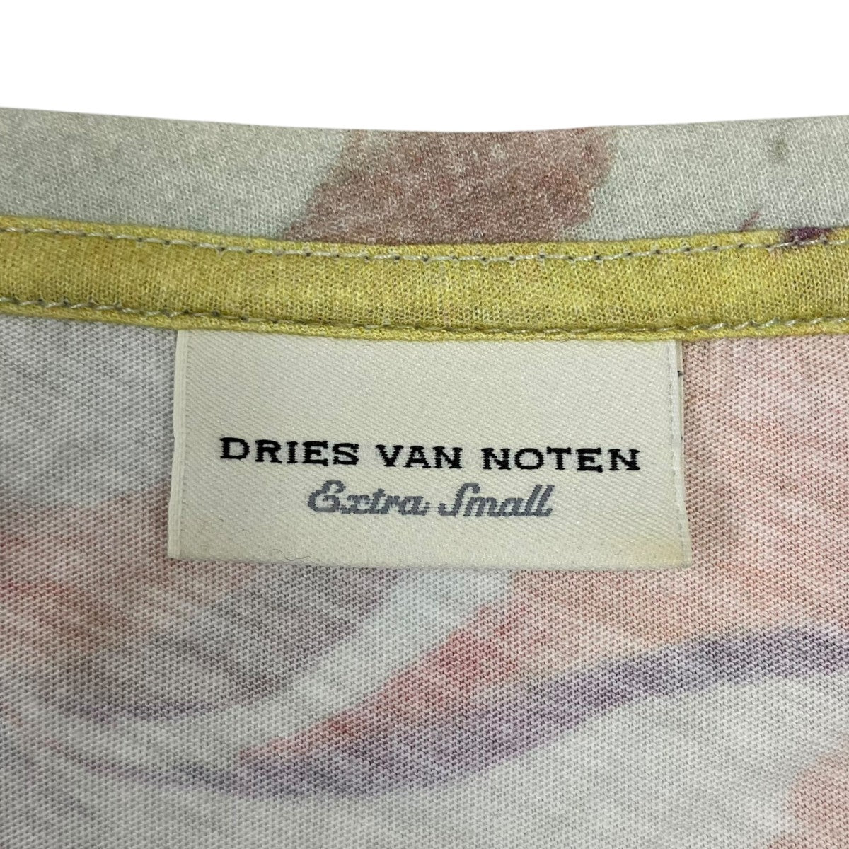 DRIES VAN NOTEN フラワープリント半Tシャツ 古着・中古-4枚目のアイテム画像