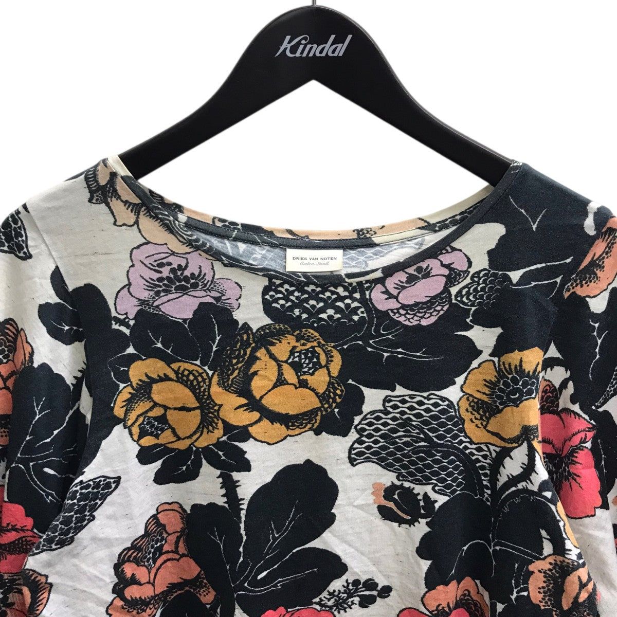 DRIES VAN NOTEN フラワー柄Tシャツ 古着・中古-2枚目のアイテム画像
