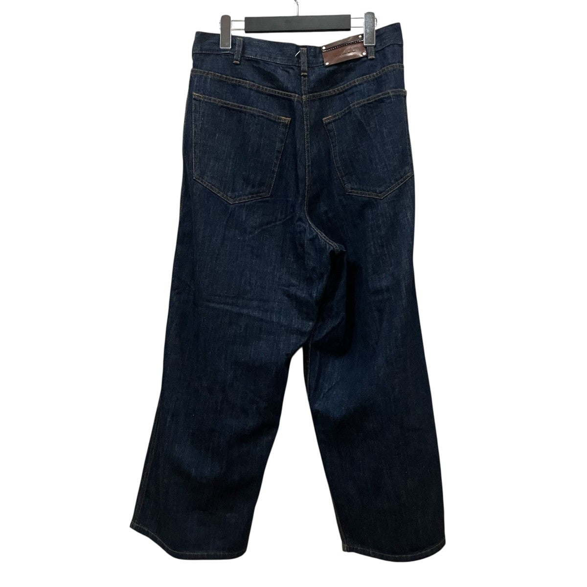 DRIES VAN NOTEN デニムワイドイージーパンツ S 新品 インディゴ DRIES VAN NOTEN(ドリスヴァンノッテン) ワイドデニムパンツ