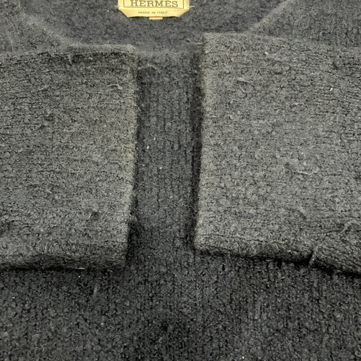 HERMES カシミヤシルクニット 古着・中古-4枚目のアイテム画像