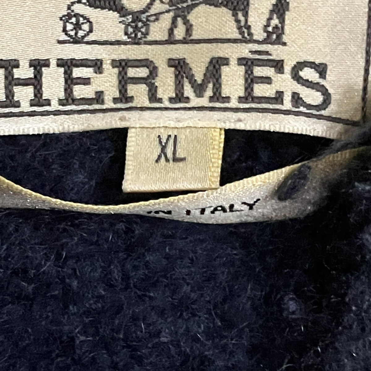 HERMES カシミヤシルクニット 古着・中古-6枚目のアイテム画像