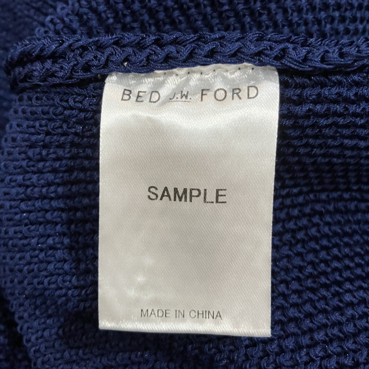 「SAMPLE品」チェーンポロニットセーター