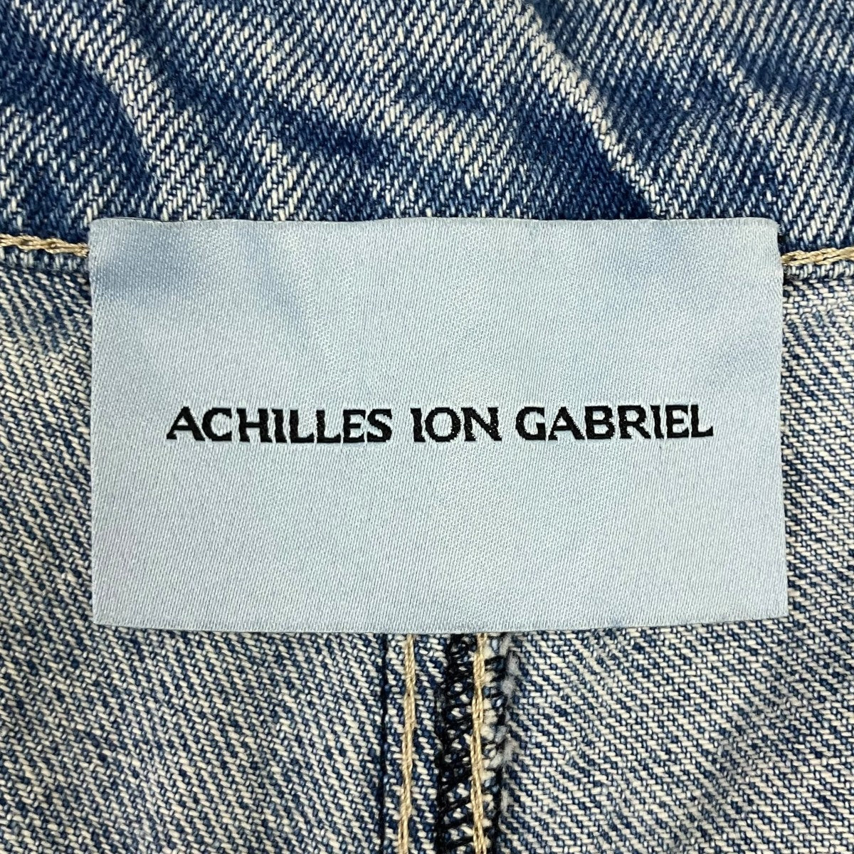 ACHILLES ION GABRIEL ダメージフレアデニムパンツ 古着・中古-6枚目のアイテム画像