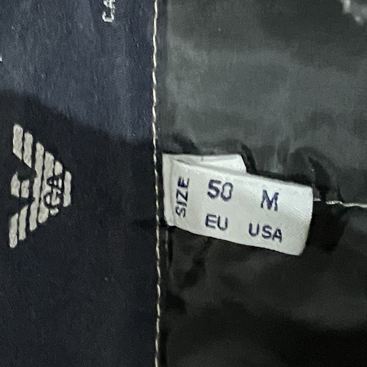 ARMANI JEANS ワッペンロゴジップジャケット 古着・中古-5枚目のアイテム画像