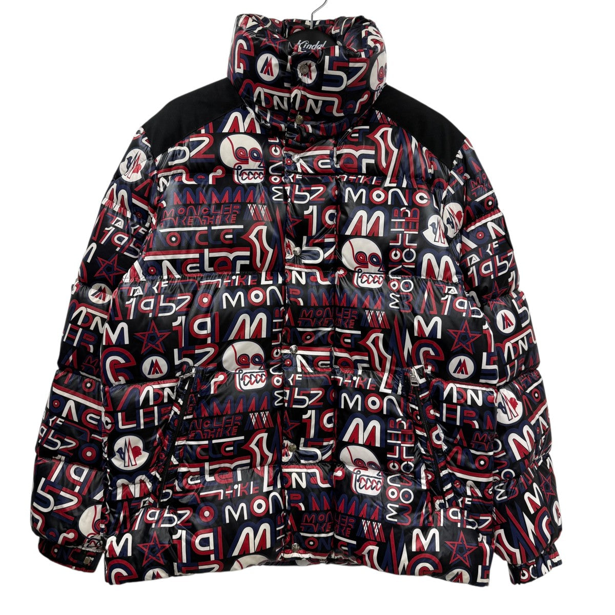 MONCLER MARE GIUBBOTTOマーレ総柄ダウンジャケットE20914137685 539QF 古着・中古-1枚目のアイテム画像
