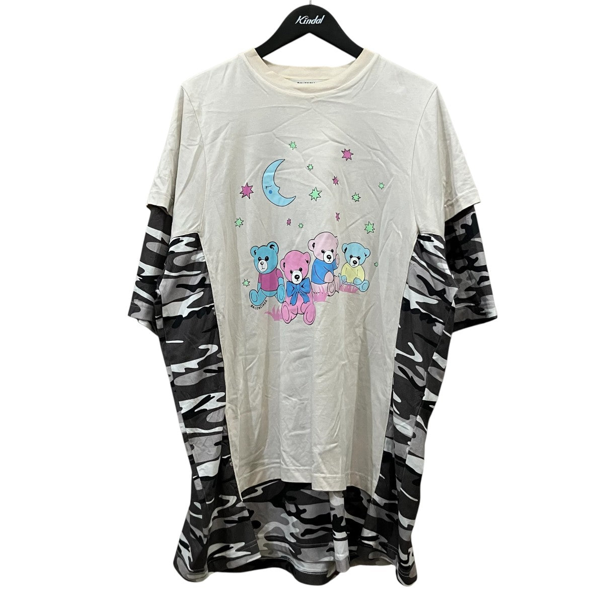 ベアプリントドッキングTシャツ641584