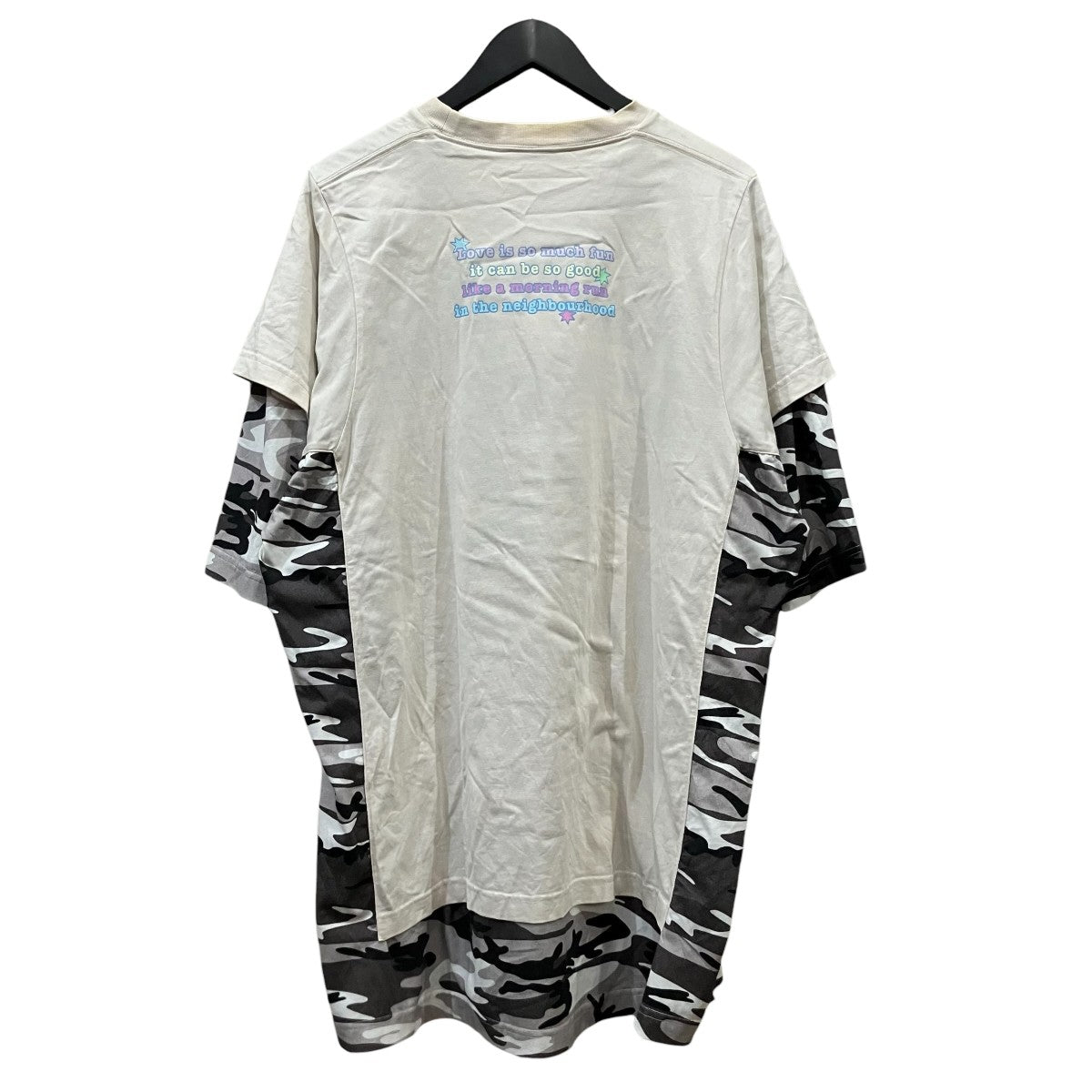 ベアプリントドッキングTシャツ641584