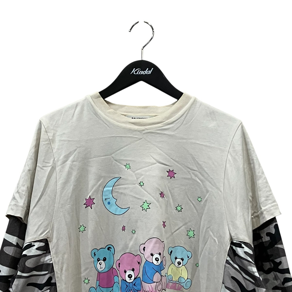 ベアプリントドッキングTシャツ641584