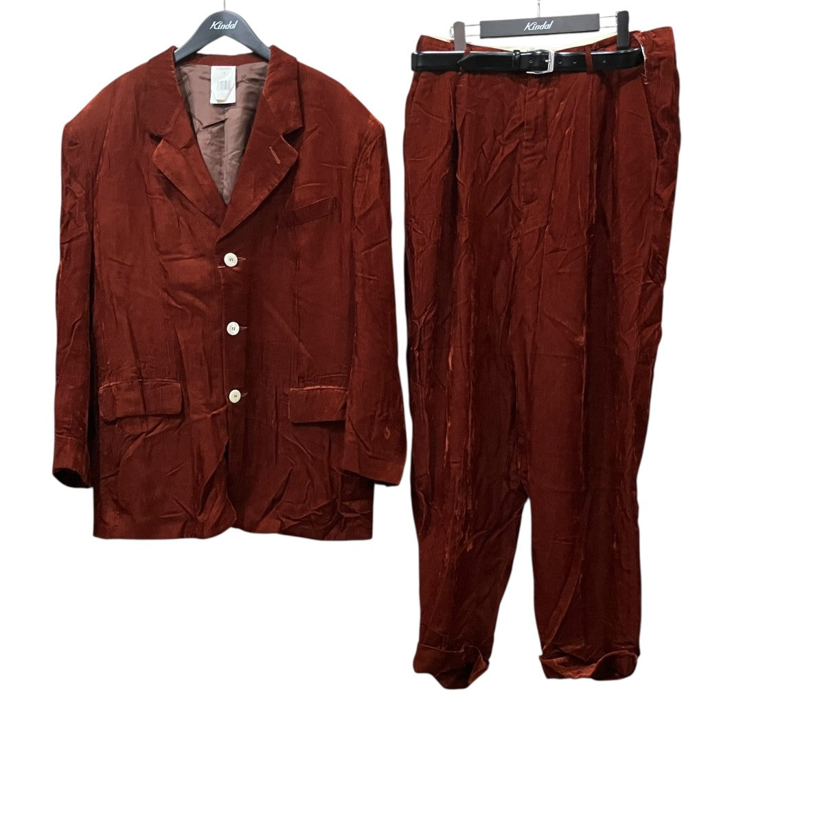 MAGLIANO ダメージ加工コーデュロイセットアップ 古着・中古-1枚目のアイテム画像