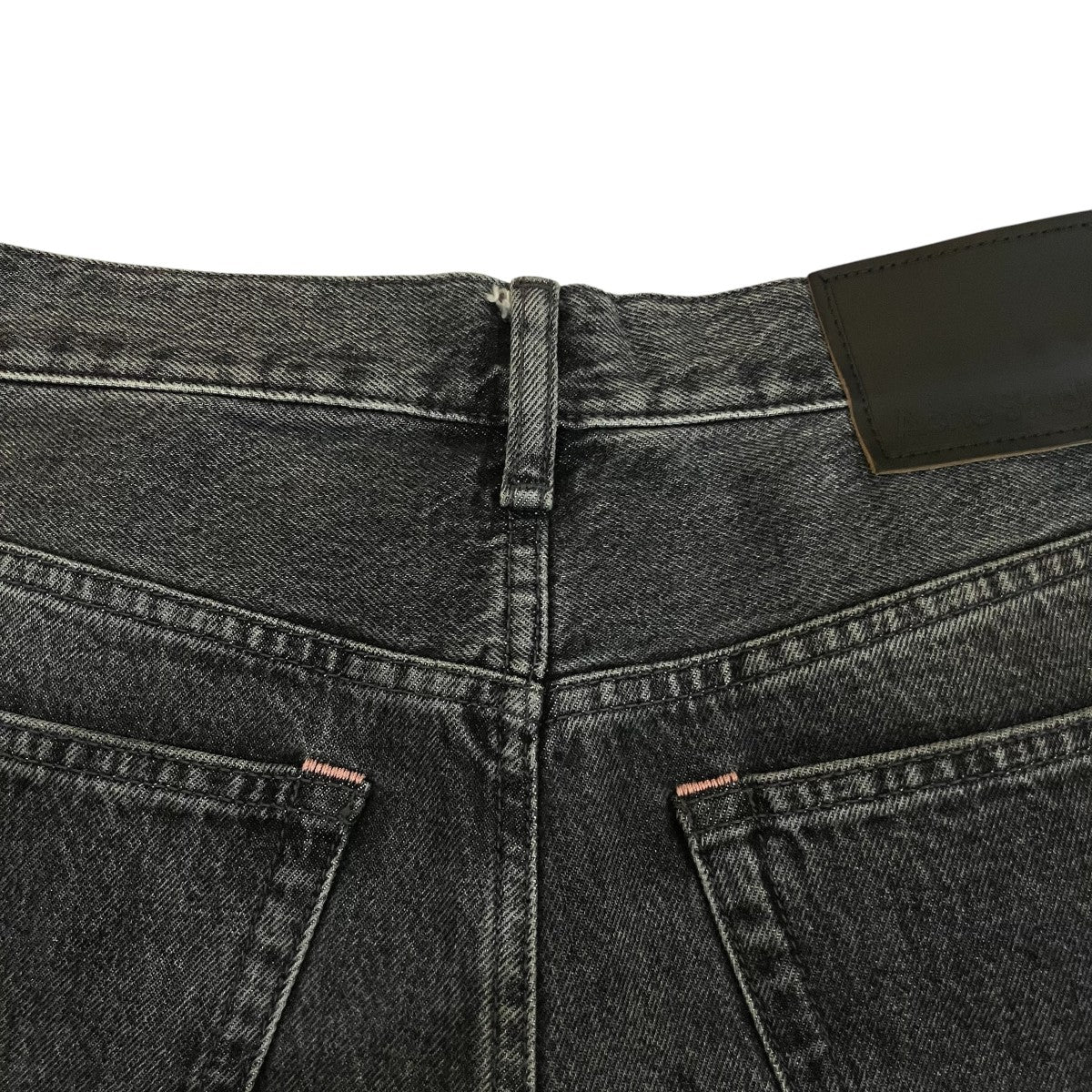「1989 ash black」ワイドデニムパンツB00322