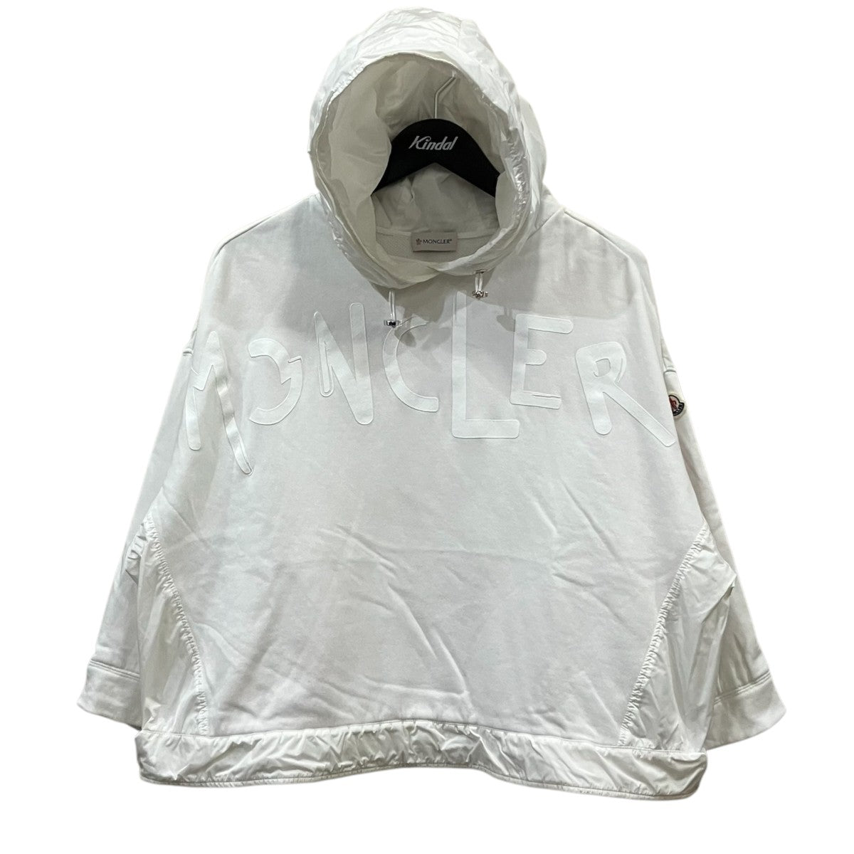 MONCLER MAGLIA GIROCOLLO フロントロゴパーカー 古着・中古-1枚目のアイテム画像