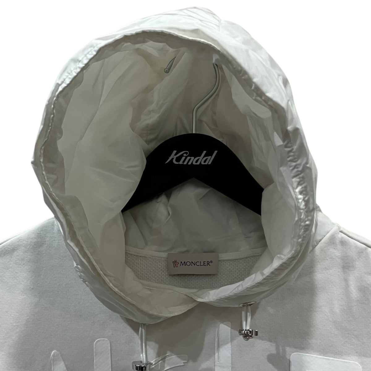 MONCLER MAGLIA GIROCOLLO フロントロゴパーカー 古着・中古-3枚目のアイテム画像
