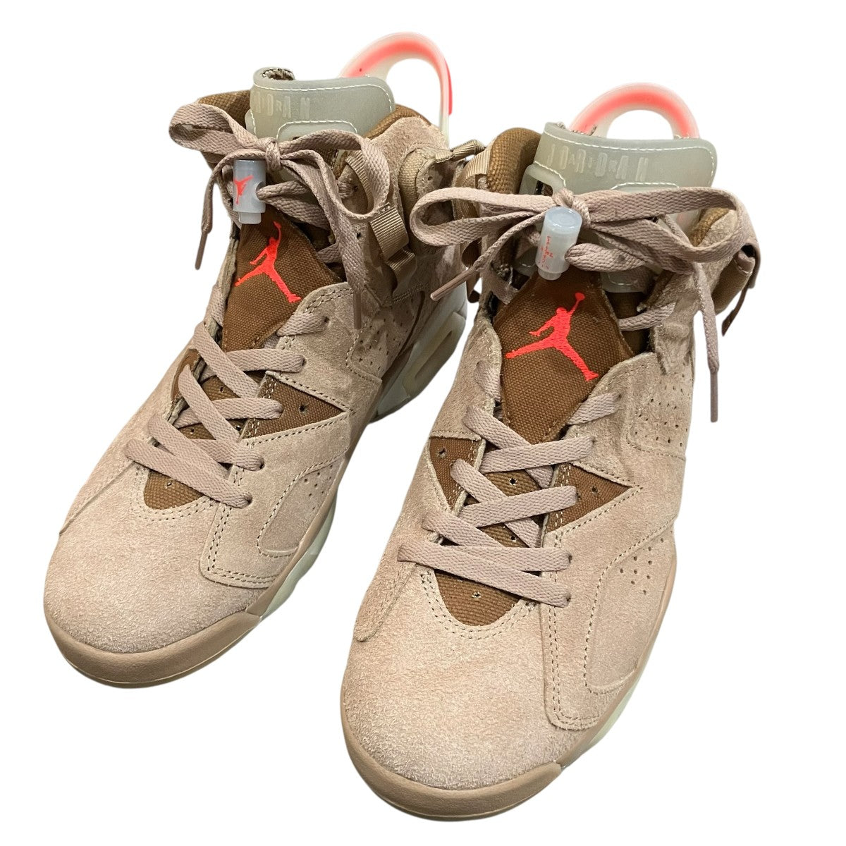 NIKE×TRAVIS SCOTT 「AIR JORDAN 6 RETRO SP」ハイカットスニーカーDH0690-200 古着・中古-1枚目のアイテム画像