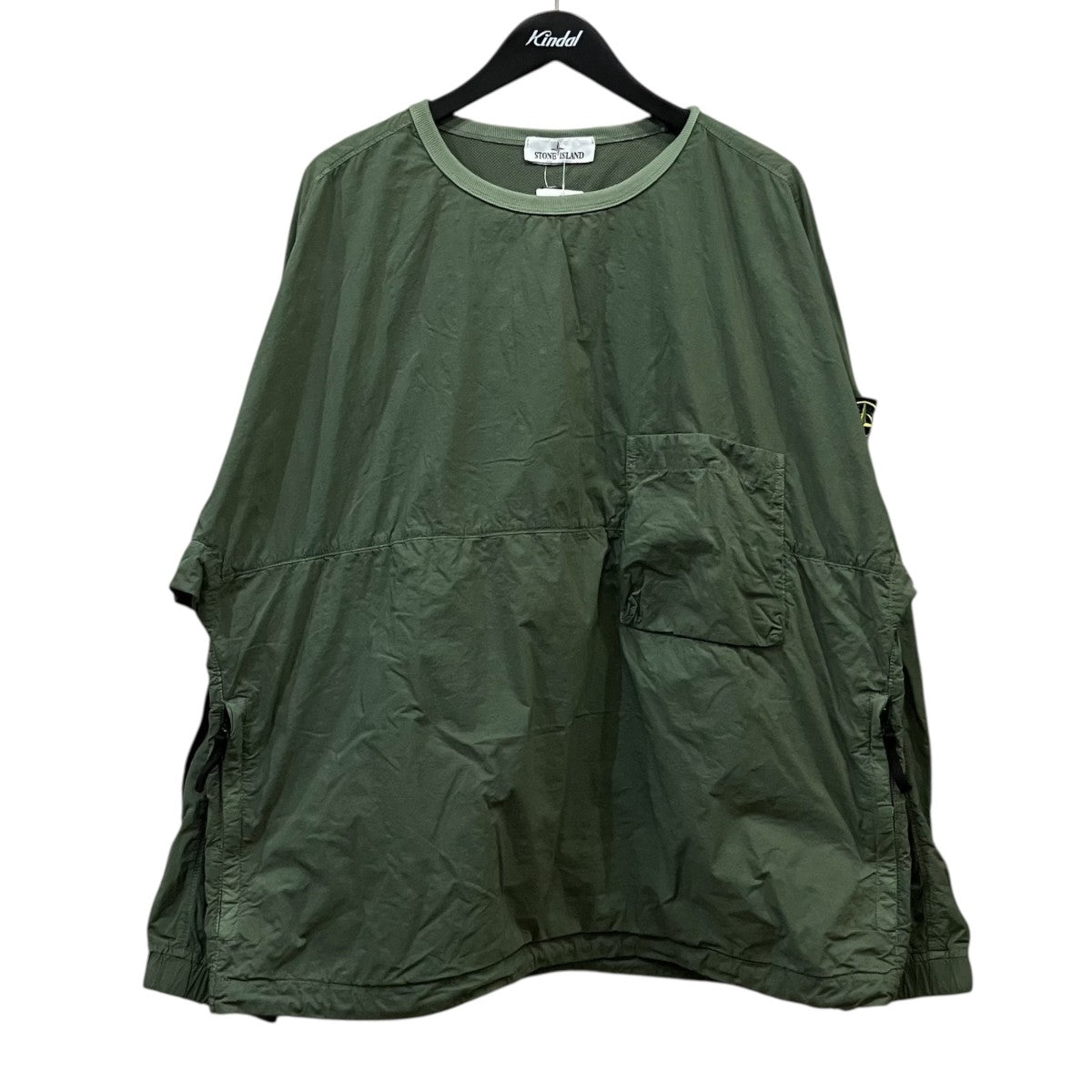 STONE ISLAND ガーメントダイプルオーバー 古着・中古-1枚目のアイテム画像