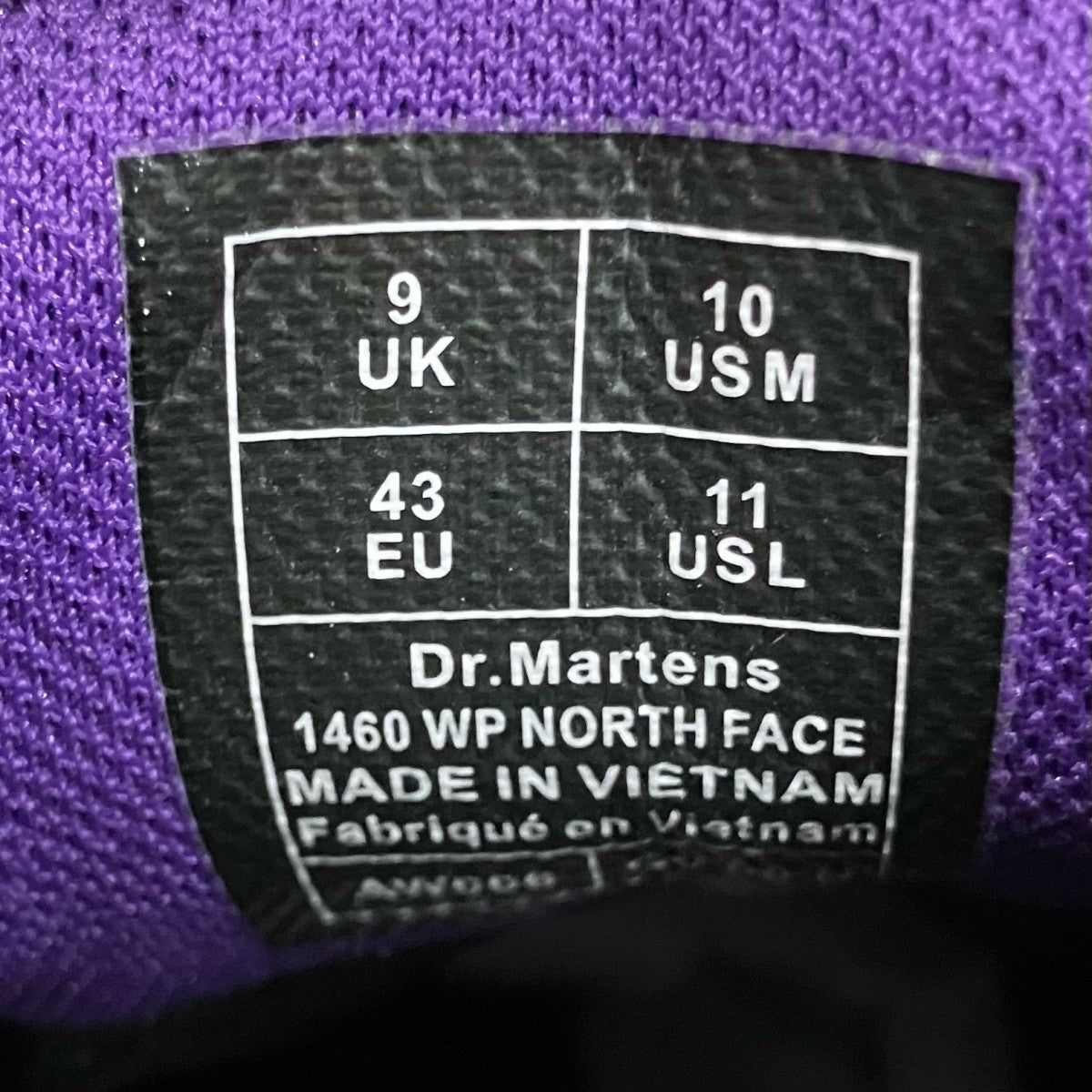 Dr．Martens×THE NORTHFACE PURPLELABEL 「9 Tie Boot」スウェードブーツNF5951N 古着・中古-8枚目のアイテム画像