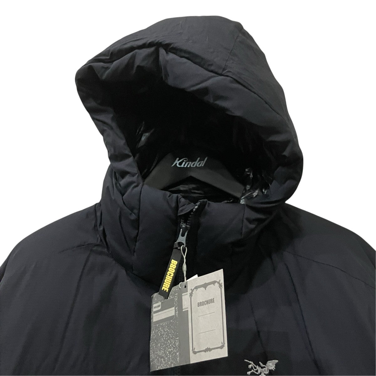 BROCHURE ARGENTUM HOODY フーデッドダウンジャケット 古着・中古-3枚目のアイテム画像