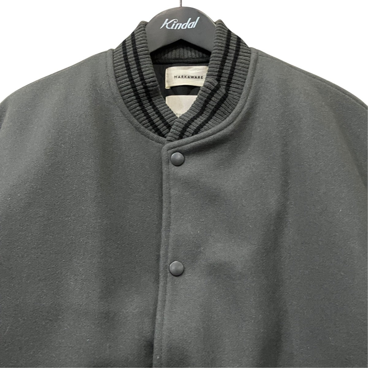 VARSITY JACKET ORGANIC WOOL MELTON メルトン切替スタジャン