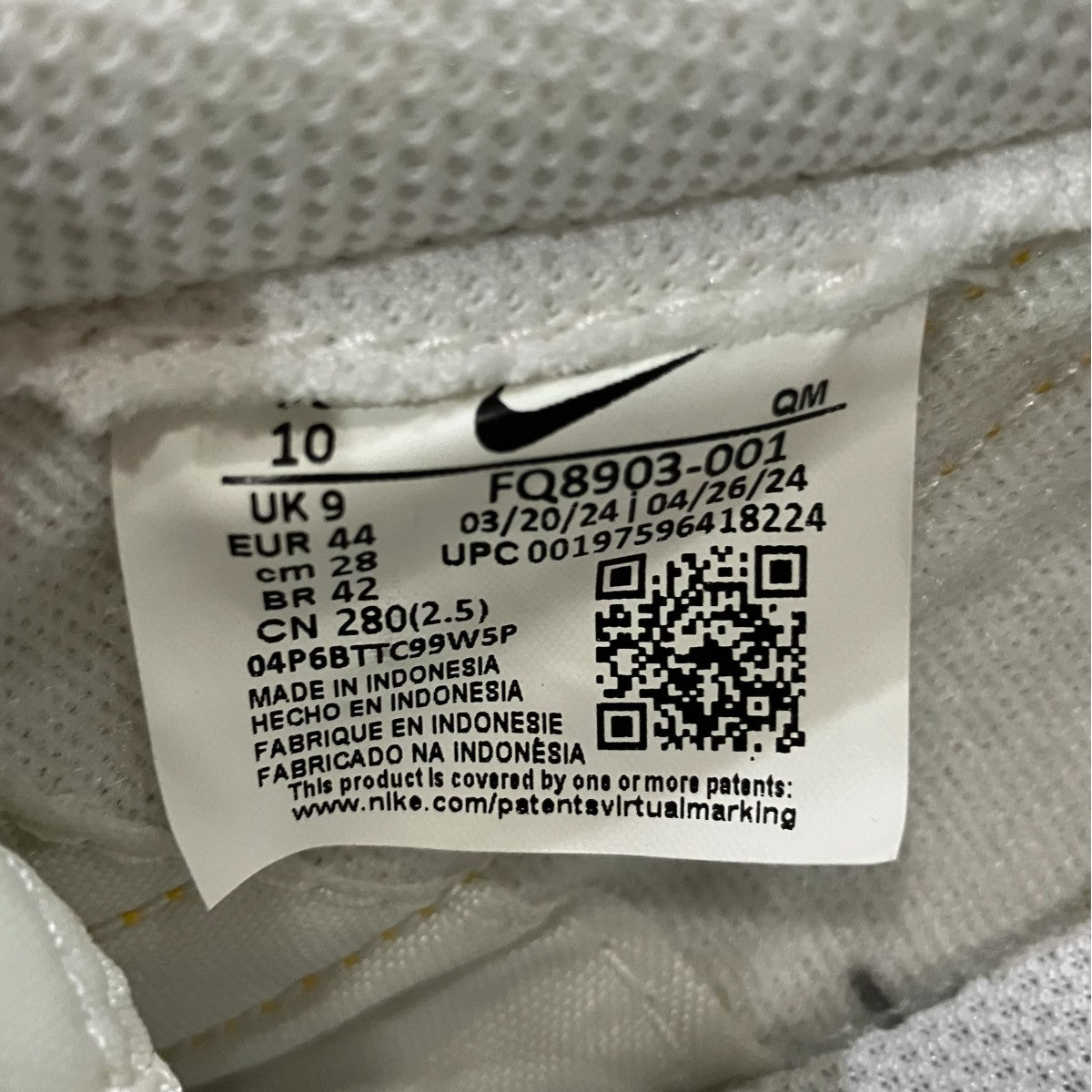 NIKE 「Killshot 2 Phantom」キルショット2 ファントム スニーカーFQ8903-001 古着・中古-8枚目のアイテム画像