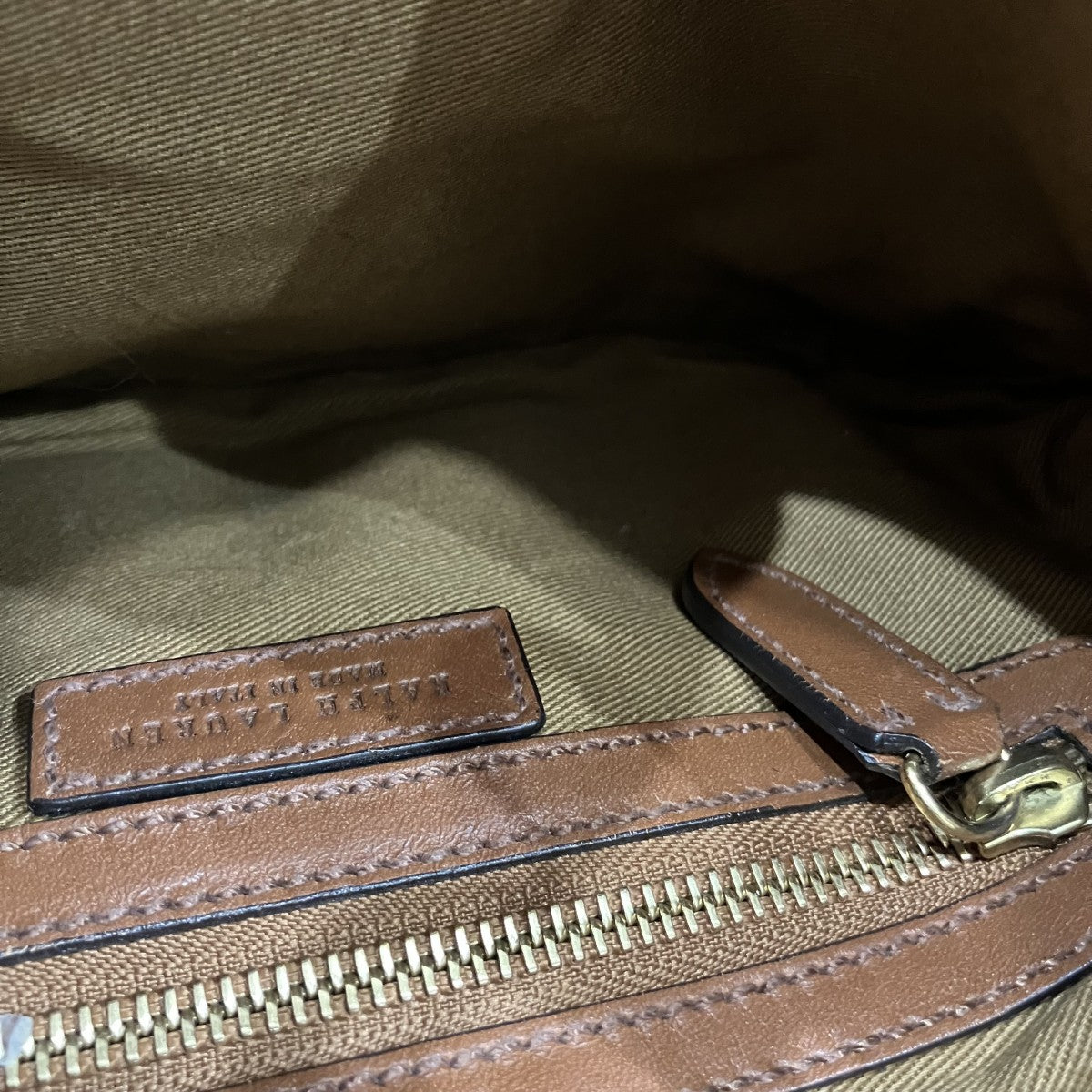 RALPH LAUREN 馬具柄ハンドバッグ 古着・中古-6枚目のアイテム画像