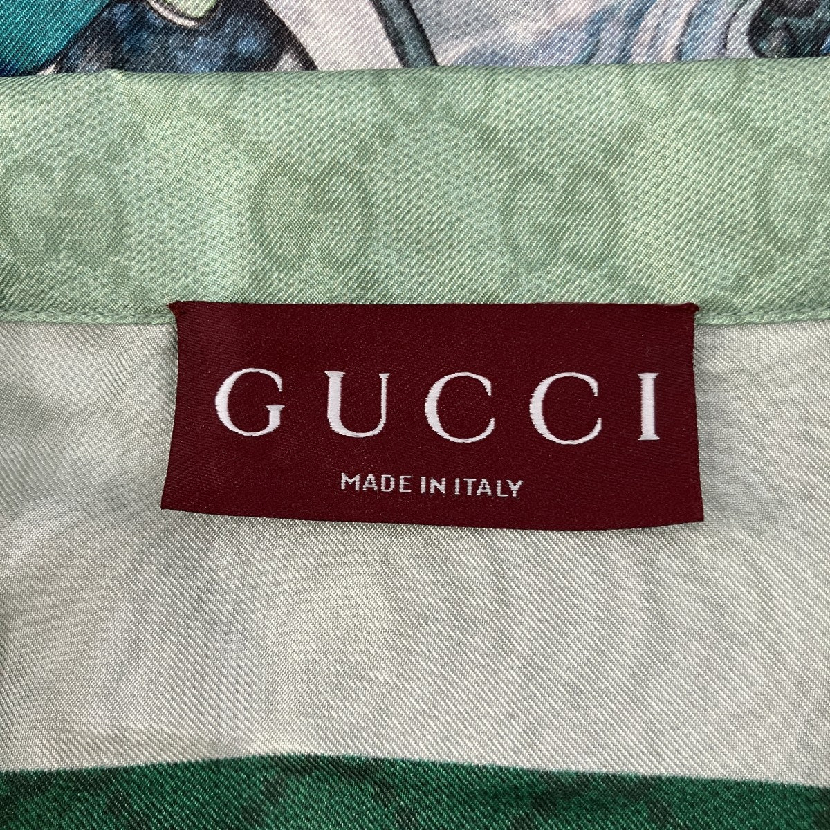 GG総柄シルク半袖シャツ864048