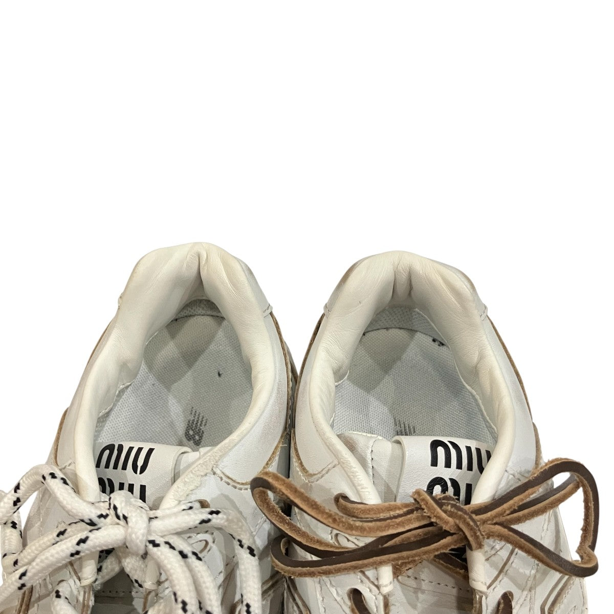 MIU MIU ユーズド加工ローカットスニーカー 古着・中古-7枚目のアイテム画像