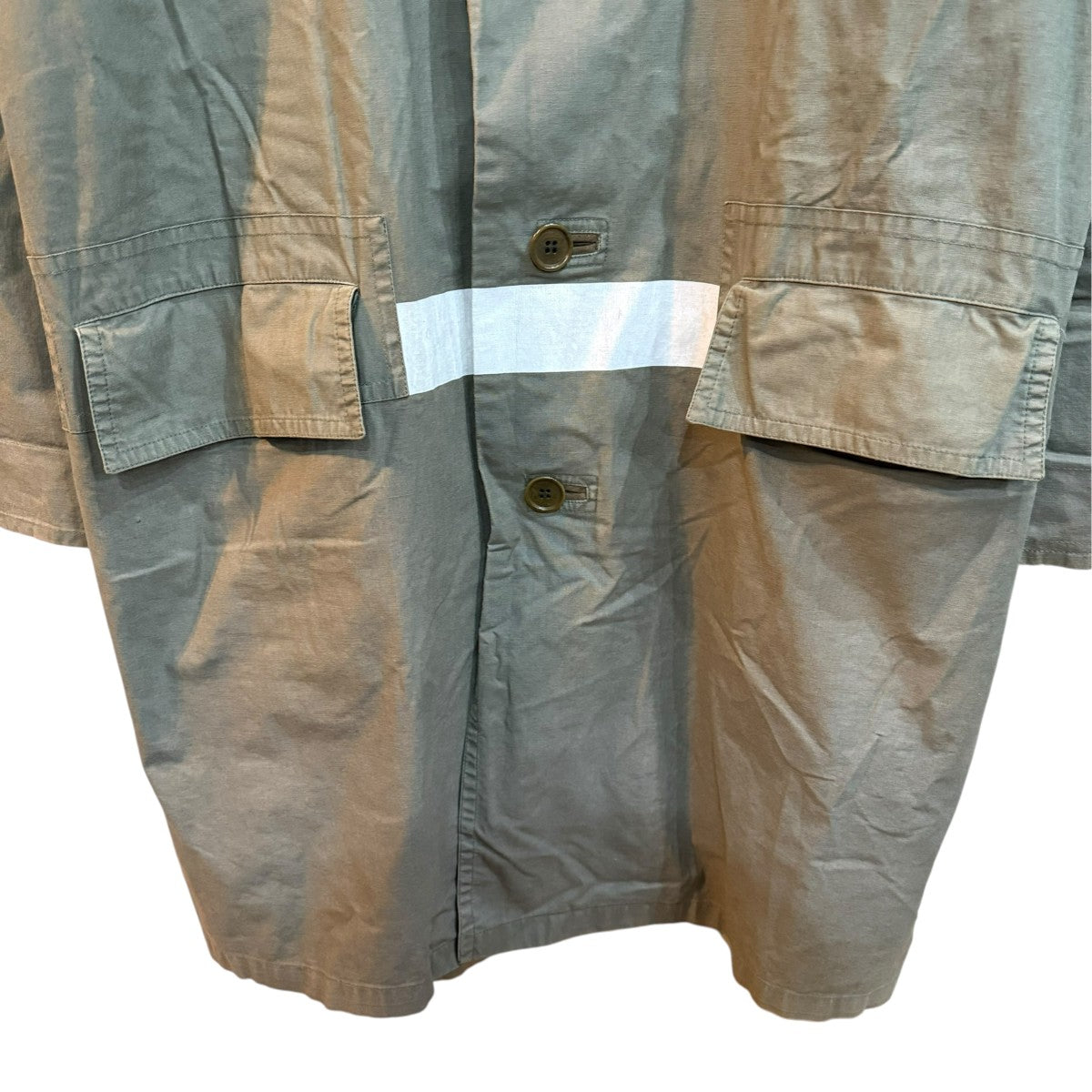HELMUT LANG ラインペイントミリタリーコート 古着・中古-5枚目のアイテム画像