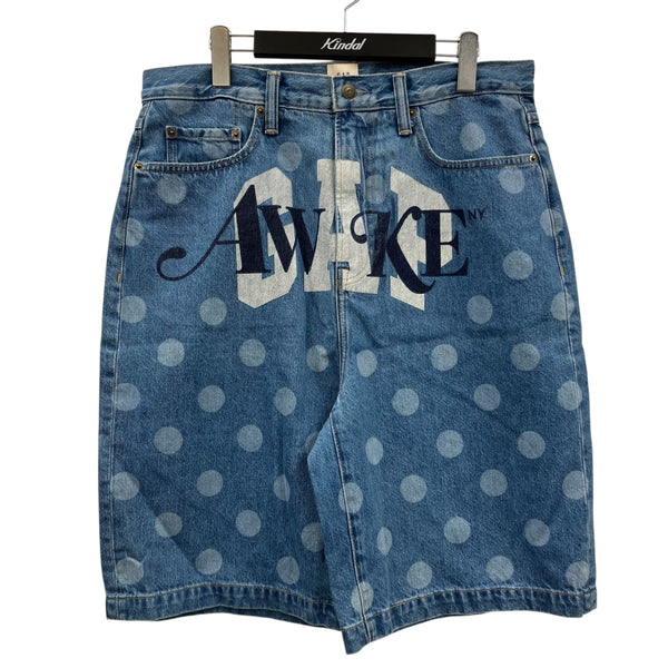 GAP×AWAKE 「POLKA DOT DENIM SHORTS」デニムハーフパンツ900858