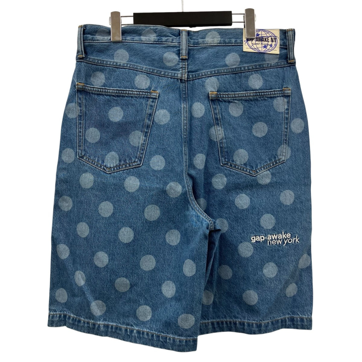 「POLKA DOT DENIM SHORTS」デニムハーフパンツ900858