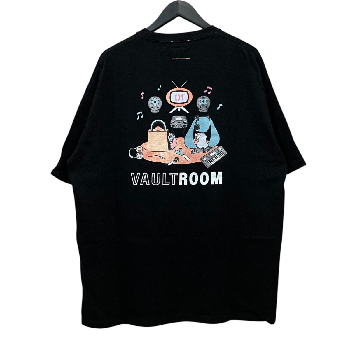 vaultroom×初音ミク バックプリントTシャツ 古着・中古-2枚目のアイテム画像