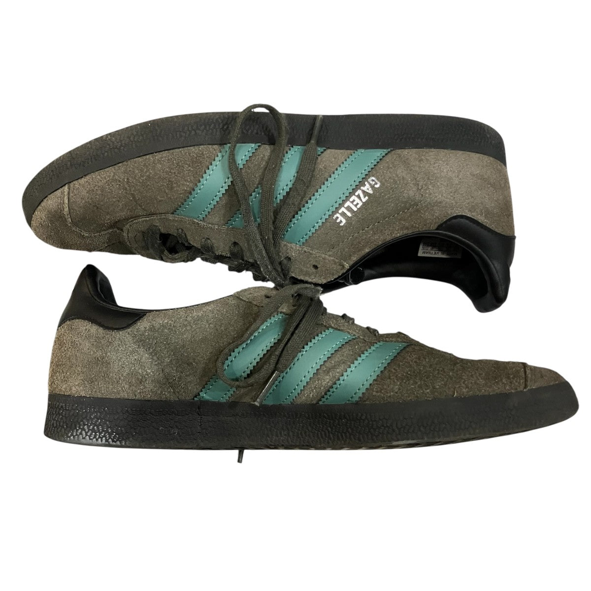 「Gazelle Olive Green Black」パントーンローカットスニーカーGX2209