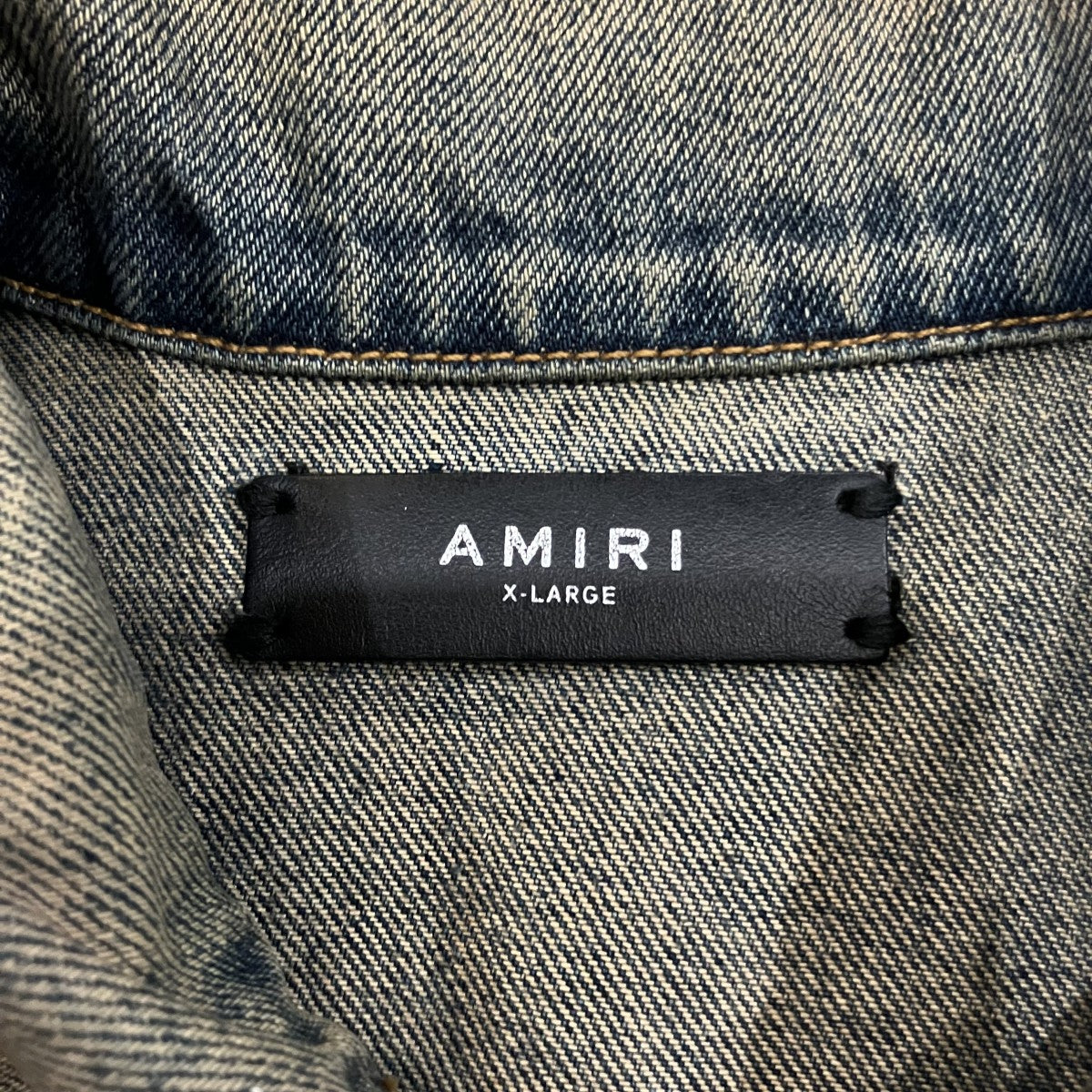 ペイント加工デニムジャケット