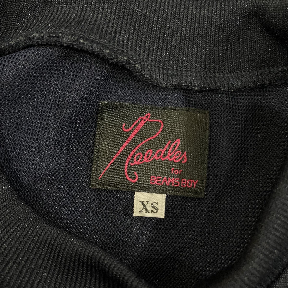 Needles×BEAMS BOY トラッククルーネックTシャツKP367 KP367 ネイビー
