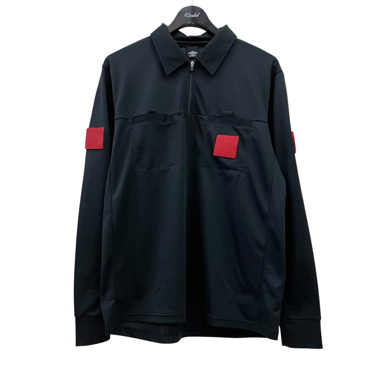 ALMOSTBLACK×UMBRO レフリーシャツULUQJB71AL 古着・中古-1枚目のアイテム画像