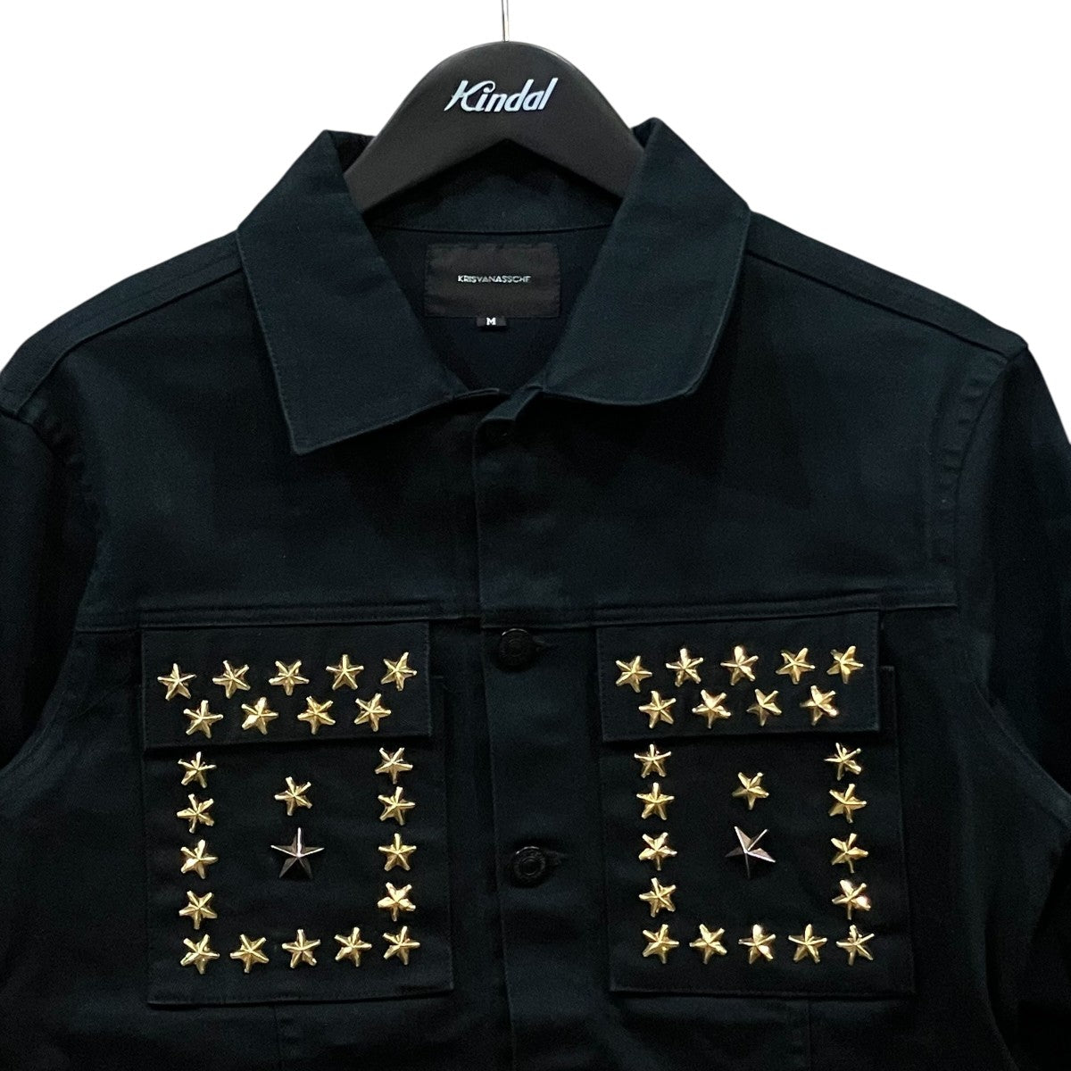 KRIS VAN ASSCHE スタースタッズ付ジャケット 古着・中古-3枚目のアイテム画像