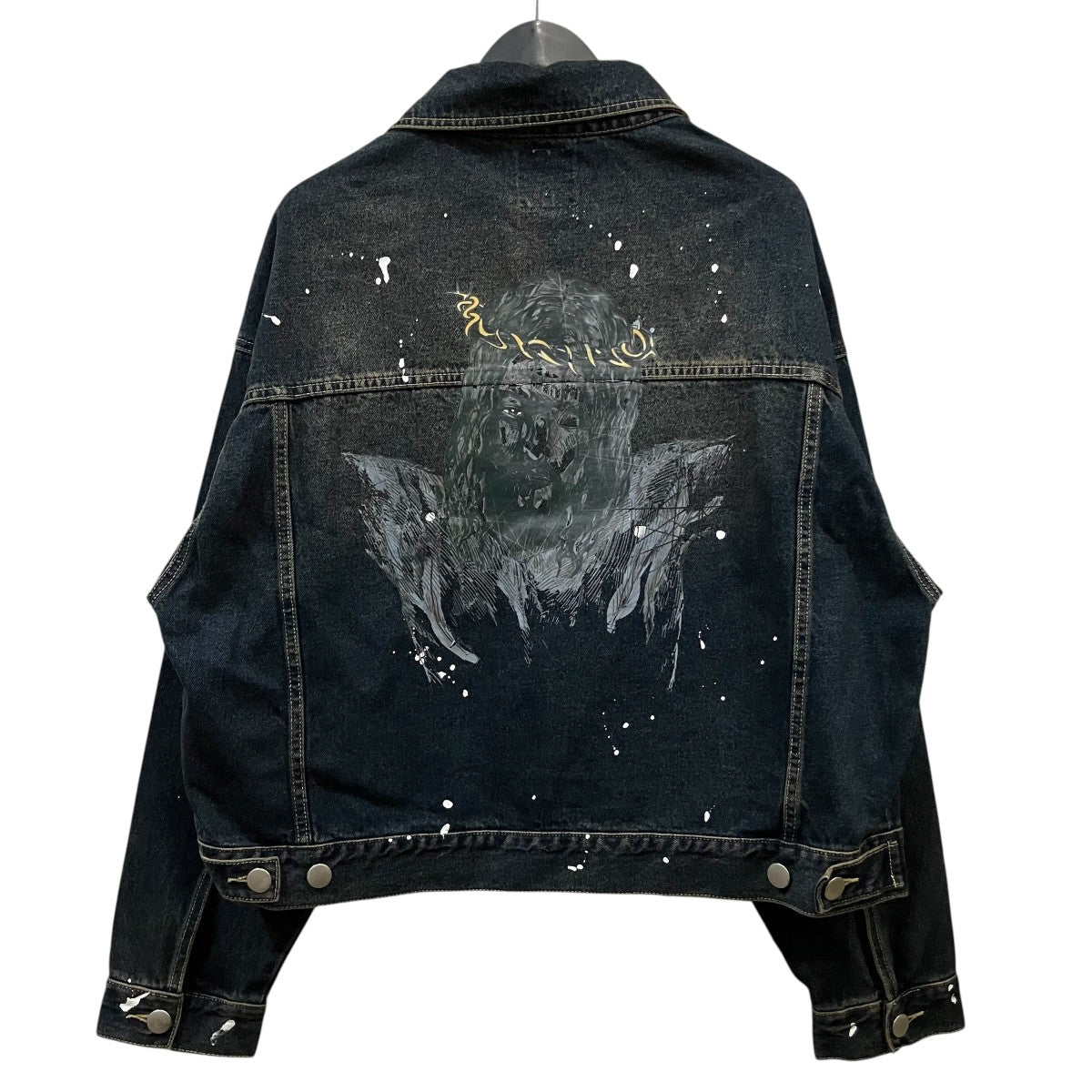 SOMEIT 「SOLVER VINTAGE DENIM JACKET」ペイント加工ヴィンテージデニムジャケット 古着・中古-2枚目のアイテム画像