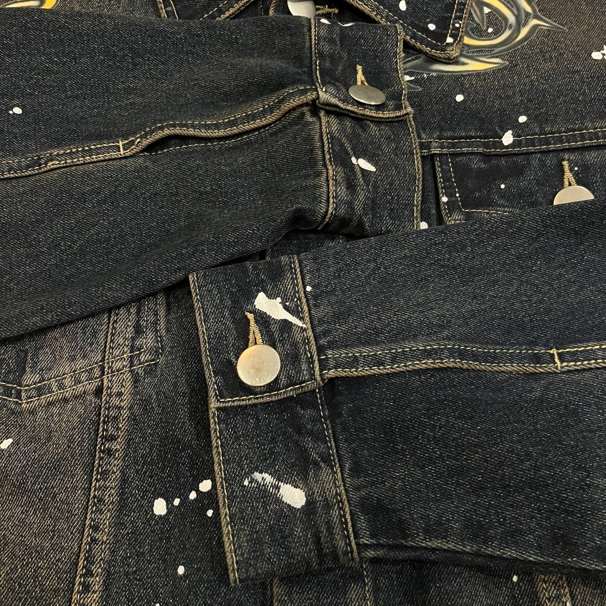 SOMEIT(サミット) 「SOLVER VINTAGE DENIM JACKET」ペイント加工