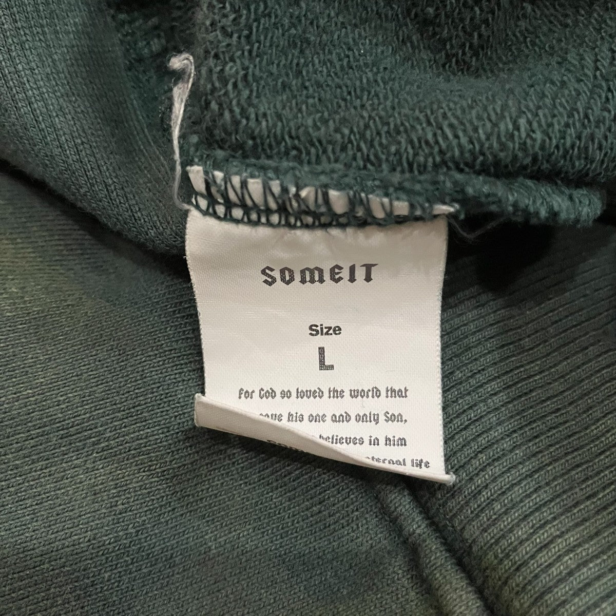 SOMET ペンキ＆ダメージ加工ヴィンテージフーディ 古着・中古-6枚目のアイテム画像